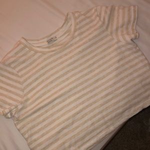 striped crop top